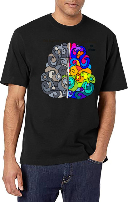 This Is Your Brain T-Shirt for Men & Women, T-Shirts Graphic Tee - Black