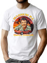 Thomas Magnum Pi Retro 1980 Worn T-Shirt for Men & Women, T-Shirts Graphic Tee - White