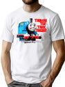 Thomas The Tank Engine Bootleg Bootleg Graphic T-Shirt - White