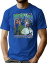 Thug 90S Bootleg Tee Bootleg Graphic T-Shirt - Blue