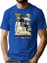 Thug Life Girl T-Shirt for Men & Women, T-Shirts Graphic Tee - Blue