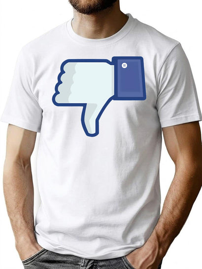 Thumbs Down T-Shirt for Men & Women, T-Shirts Graphic Tee - Black