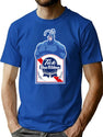 Tick Blue Ribbon T-Shirt for Men & Women, T-Shirts Graphic Tee - Blue