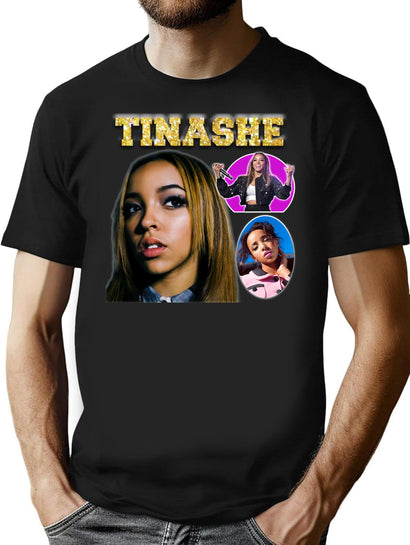 Tinashe Bootleg Merch Bootleg Graphic T-Shirt - Black