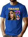 Tinashe Bootleg Merch Bootleg Graphic T-Shirt - Blue