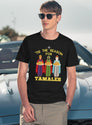 Tis The Season For Tamales A Funny Mexican Christmas T-Shirt for Men & Women, T-Shirts Graphic Tee - Navy