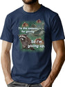 Tis The Season Raccoon T-Shirt for Men & Women, T-Shirts Graphic Tee - Navy