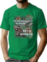 Tis The Season Raccoon T-Shirt for Men & Women, T-Shirts Graphic Tee - Green