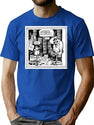 Tmoq Full Sheet Bootleg Graphic T-Shirt - Blue