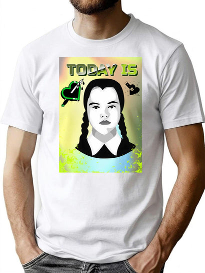 Today Is Wednesday Bootleg Graphic T-Shirt - Black
