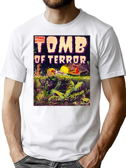 Tomb Of Terror No.16 T-Shirt for Men & Women, T-Shirts Graphic Tee - Black