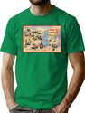Tommy'S Travel Map T-Shirt for Men & Women, T-Shirts Graphic Tee - Green