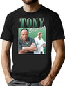 Tony Soprano Retro Design Classic T-Shirt for Men & Women, T-Shirts Graphic Tee - Black