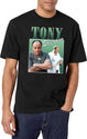 Tony Soprano Retro Design Classic T-Shirt for Men & Women, T-Shirts Graphic Tee - White
