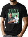 Tony Soprano Retro Design Classic T-Shirt for Men & Women, T-Shirts Graphic Tee - Green