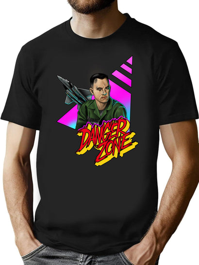 Top Gump Bootleg Graphic T-Shirt - Black