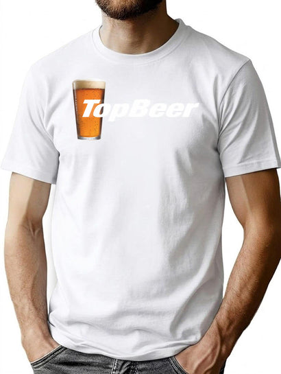 Topbeer T-Shirt for Men & Women, T-Shirts Graphic Tee - Black