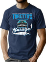 Toretto'S Muscle Car Garage Fierce Service T-Shirt for Men & Women, T-Shirts Graphic Tee - Navy