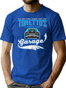 Toretto'S Muscle Car Garage Fierce Service T-Shirt for Men & Women, T-Shirts Graphic Tee - Blue