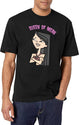 Total Drama Island Heather Black T-Shirt - White