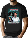 Toto Wolff 80 Vintage Bootleg Bootleg Graphic T-Shirt - Black