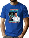 Toto Wolff 80'S Vintage Bootleg Bootleg Graphic T-Shirt - Blue