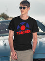 Tracker Trucks Vintage Logo Classic Black T-Shirt - Navy