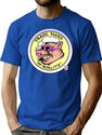 Trade Mark Of Quality Bootleg Graphic T-Shirt - Blue
