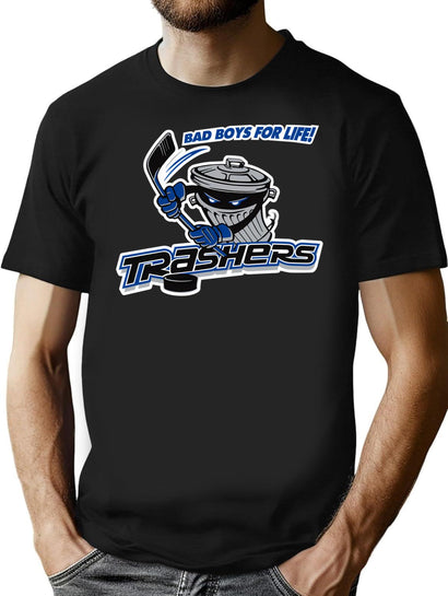 Trashers Bad Boys For Life T-Shirt for Men & Women, T-Shirts Graphic Tee - Black