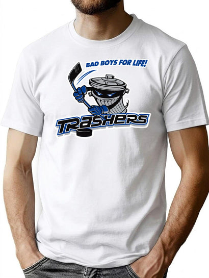 Trashers Bad Boys For Life T-Shirt for Men & Women, T-Shirts Graphic Tee - Black