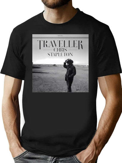 Traveller Classic T-Shirt for Men & Women, T-Shirts Graphic Tee - Black