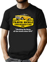 Travis Bickle Checkered Cab Company T-Shirt for Men & Women, T-Shirts Graphic Tee - Black