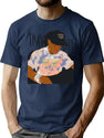 Travis Scott Bootleg Design Bootleg Graphic T-Shirt - Navy