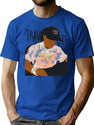 Travis Scott Bootleg Design Bootleg Graphic T-Shirt - Blue