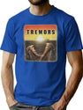 Tremors Distressed Mover Photographic Print T-Shirt for Men & Women, T-Shirts Graphic Tee - Blue