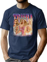 Trisha Paytas Trisha Paytas Shirt Unisex Sweatshirt Back Side Print – Feel The Softness Love The Fit. Premium Heavyweight Cotton T-Shirt - Navy