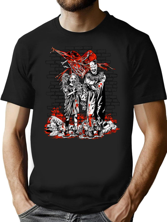 True Love - Art The Clown T-Shirt for Men & Women, T-Shirts Graphic Tee - Black