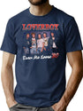 Turn Me Loose Loverboy Bootleg Graphic T-Shirt - Navy