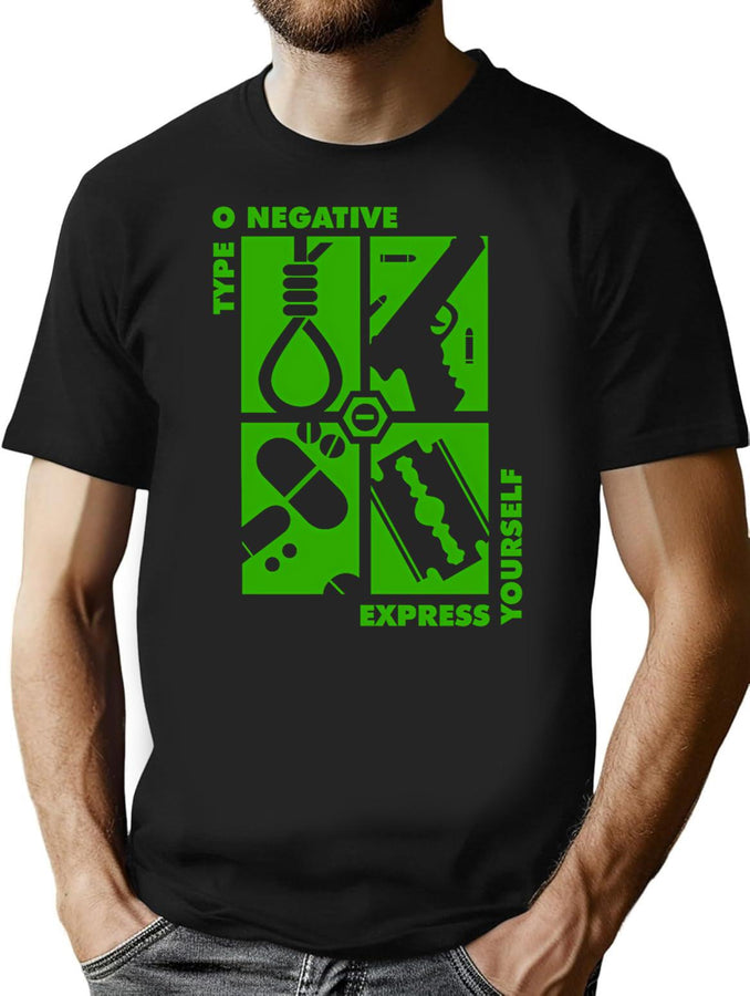 Type O Negative Metal Vol.01 Bootleg Graphic T-Shirt - Black