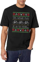Ugly Christmas Sweater Ride Bike Cyclist T-Shirt for Men & Women, T-Shirts Graphic Tee - White