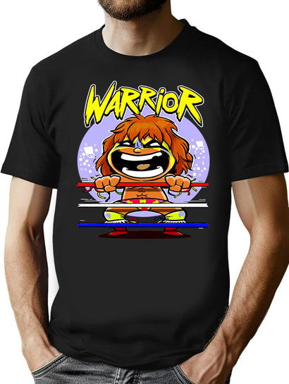 Ultimate Chibi Warrior T-Shirt for Men & Women, T-Shirts Graphic Tee - Black