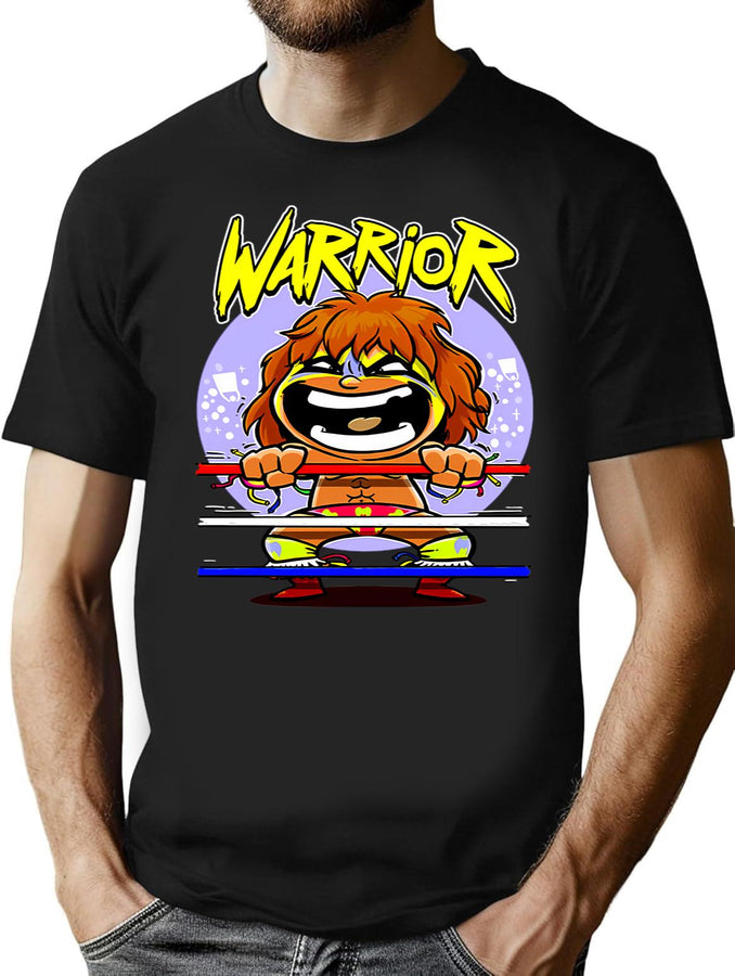 Ultimate Chibi Warrior T-Shirt for Men & Women, T-Shirts Graphic Tee - Black