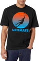 Ultimate Frisbee Sport Flying Disc T-Shirt for Men & Women, T-Shirts Graphic Tee - White