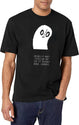 Undertale - Napstablook Black T-Shirt - White