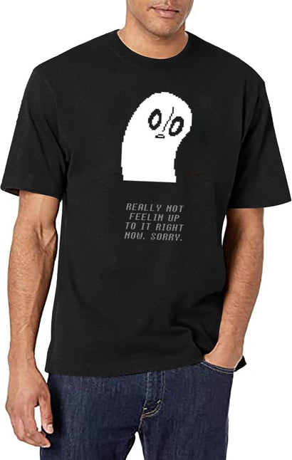 Undertale - Napstablook Black T-Shirt - Black