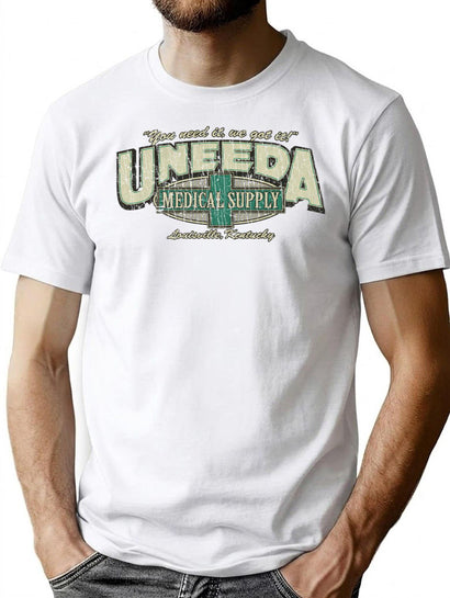 Uneeda Medical Supply 1985 T-Shirt for Men & Women, T-Shirts Graphic Tee - Black