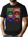 Unimog - Pop Art T-Shirt for Men & Women, T-Shirts Graphic Tee - Black