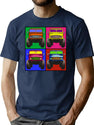 Unimog - Pop Art T-Shirt for Men & Women, T-Shirts Graphic Tee - Navy