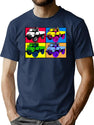 Unimog Popart T-Shirt for Men & Women, T-Shirts Graphic Tee - Navy