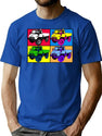 Unimog Popart T-Shirt for Men & Women, T-Shirts Graphic Tee - Blue